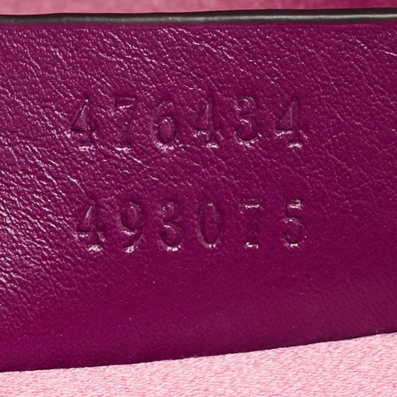 GUCCI Purple Matelasse Velvet GG Marmont Belt Bag - Picture 8 of 8